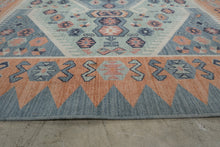Load image into Gallery viewer, Opalhouse Persian Blush Teal 7 x 10 Area Rug Geometric Kilim Style Target
