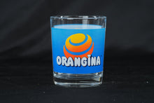 Load image into Gallery viewer, Orangina Branded Glass Tumbler 2dl VCA Logo Barware 4 Inch
