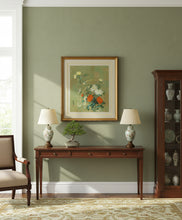 Load image into Gallery viewer, Framed Asian Floral Art Print with Birds – Hand-Signed Oriental Botanical Painting
