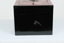 Load image into Gallery viewer, Red Lacquered Asian-Inspired Chest with Drawer and Cabinet
