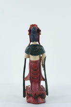 Load image into Gallery viewer, Antique Japanese Polychrome Standing Bodhisattva Figure, Edo–Meiji Period Folk Sculpture
