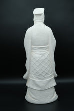 Load image into Gallery viewer, Pair of Vintage Blanc de Chine-Style Porcelain Figurines – Scholar and Lady, 19&quot; Tall
