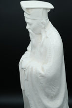 Load image into Gallery viewer, Pair of Vintage Blanc de Chine-Style Porcelain Figurines – Scholar and Lady, 19&quot; Tall
