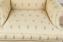 Load image into Gallery viewer, Custom Upholstered Chippendale Wingback Chair with Asian Motif Fabric
