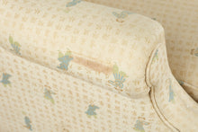 Load image into Gallery viewer, Custom Upholstered Chippendale Wingback Chair with Asian Motif Fabric
