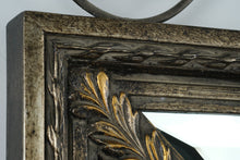 Load image into Gallery viewer, Grand Ornate Wall Mirror with Gilded Urn Crest – 40&quot; x 62.5&quot;
