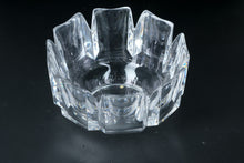 Load image into Gallery viewer, Orrefors Corona Crystal Bowl Lars Hellsten Signed 4384 14 Sweden 9 Inch
