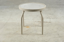 Load image into Gallery viewer, Modern Outdoor Round Glass Top Side Table
