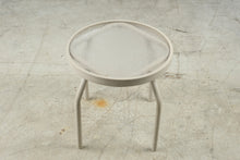 Load image into Gallery viewer, Modern Outdoor Round Glass Top Side Table
