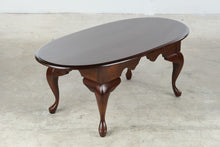 Load image into Gallery viewer, Traditional Cherry Queen Anne Oval Coffee Table
