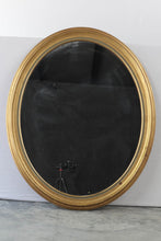 Load image into Gallery viewer, Oval Gold Mirror- 26 x 32 1/2

