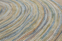 Load image into Gallery viewer, Large Oval Jute Rug - 12&#39; 10&quot; x 9&#39; 5&quot;
