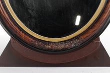 Load image into Gallery viewer, Oval Vanity Mirror and Stand - Carved Leaves
