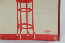 Load image into Gallery viewer, Vintage 1950s Wolverine Tin Toy Kitchen Cabinet with Upper Hutch #1 – Red &amp; Cream Lithographed Metal
