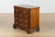 Load image into Gallery viewer, Mahogany Bachelors Chest / Oversized Nightstand with Pull-Out Table
