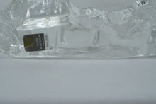 Load image into Gallery viewer, Mats Jonasson Sweden Crystal Owl Sculpture Signed Art Glass Paperweight 6"
