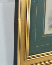 Load image into Gallery viewer, Theodore Jasper Short Eared Owl and Screech Owl Print Gold Frame 18 x 15
