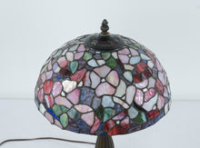 Load image into Gallery viewer, Vintage Tiffany-Style Stained Glass Table Lamp

