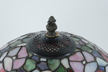 Load image into Gallery viewer, Vintage Tiffany-Style Stained Glass Table Lamp
