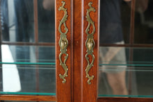 Load image into Gallery viewer, Pennsylvania House Solid Cherry Lighted Breakfront China Cabinet
