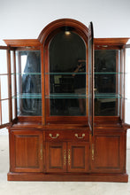 Load image into Gallery viewer, Pennsylvania House Solid Cherry Lighted Breakfront China Cabinet
