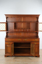 Load image into Gallery viewer, Pennsylvania House Solid Cherry Hutch and Sideboard with Leaded Glass Doors
