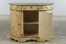 Load image into Gallery viewer, Hand Painted Bombe Sideboard Cabinet with Three Doors

