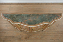 Load image into Gallery viewer, Italian Hand-Painted Rococo Style Sideboard with Curved Front &amp; Floral Panels
