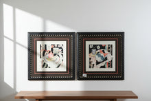 Load image into Gallery viewer, Artisio Espresso Cappuccino Limited Edition Abstract Still Life Prints Set of 2 Framed 37x37
