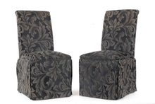 Load image into Gallery viewer, Pair of Black Parson Chairs
