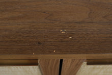 Load image into Gallery viewer, OAKHAM Home Rattan Storage Cabinet Set of 2 in Walnut Finish

