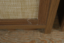 Load image into Gallery viewer, OAKHAM Home Rattan Storage Cabinet Set of 2 in Walnut Finish
