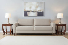 Load image into Gallery viewer, Pair Traditional Cherry Wood End Tables with Lower Shelf and Curved Legs

