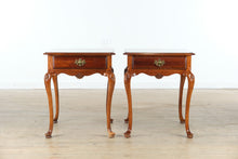 Load image into Gallery viewer, Pair of Lexington Cherry Chippendale Side Tables – 490-943
