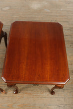 Load image into Gallery viewer, Pair of Lexington Cherry Chippendale Side Tables – 490-943
