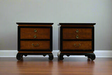 Load image into Gallery viewer, Pair of Oriental Nightstands- Bassett
