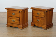Load image into Gallery viewer, Rustic Pine Nightstands by Vaughn Bassett – Set of Two
