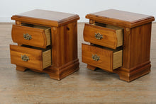 Load image into Gallery viewer, Rustic Pine Nightstands by Vaughn Bassett – Set of Two
