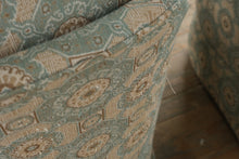 Load image into Gallery viewer, Pair of Custom Upholstered Swivel Rocker Lounge Chairs by Spicer's Upholstery
