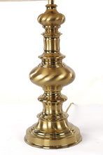 Load image into Gallery viewer, Pair of Autumn Durham Brass Lamps
