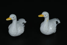 Load image into Gallery viewer, Pair of Vintage Hand-Painted Porcelain Goose Figurines
