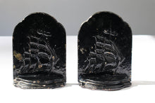 Load image into Gallery viewer, Pair of Wrought Iron Mayflower Book Ends
