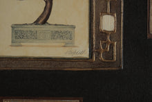 Load image into Gallery viewer, Asian Inspired Bonsai Tree Framed Art Pair 24 Inch Square Wall Decor
