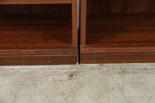 Load image into Gallery viewer, Pair of Traditional Wood Finish Adjustable Bookshelves
