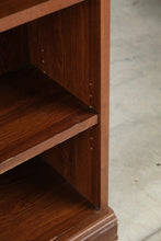 Load image into Gallery viewer, Pair of Traditional Wood Finish Adjustable Bookshelves
