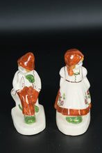 Load image into Gallery viewer, Vintage Dutch Folk Porcelain Bookends – Boy &amp; Girl Figurines
