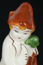 Load image into Gallery viewer, Vintage Dutch Folk Porcelain Bookends – Boy &amp; Girl Figurines
