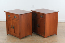 Load image into Gallery viewer, Pair of Canal Dover Hill House Amish Cherry Nightstands
