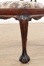 Load image into Gallery viewer, Pair of Acanthus Carved Chippendale Dining Chairs
