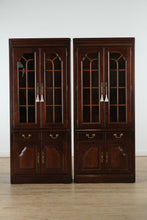 Load image into Gallery viewer, Pair of Cherry Library / Display Cabinets - Hooker Furniture
